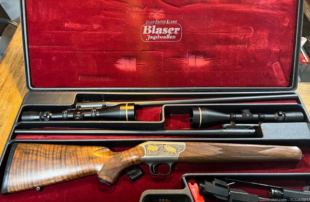 Blaser R93 Super Deluxe .300WBY and .257WBY (2 scopes) BEAUTIFUL-img-0
