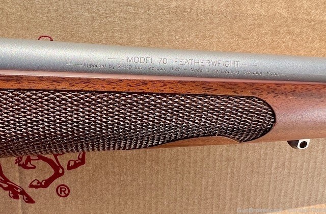 Winchester 70 Stainless Featherweight .243 WIN. 22" NIB 2023 NICE WOOD-img-10
