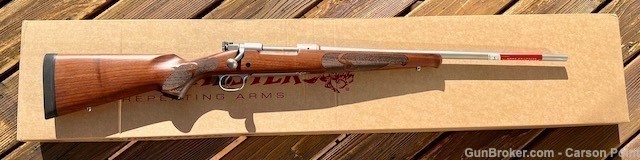 Winchester 70 Stainless Featherweight .243 WIN. 22" NIB 2023 NICE WOOD-img-3