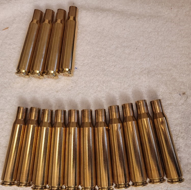 50 BMG brass hornady and psd cleaned 15 pcs -img-1