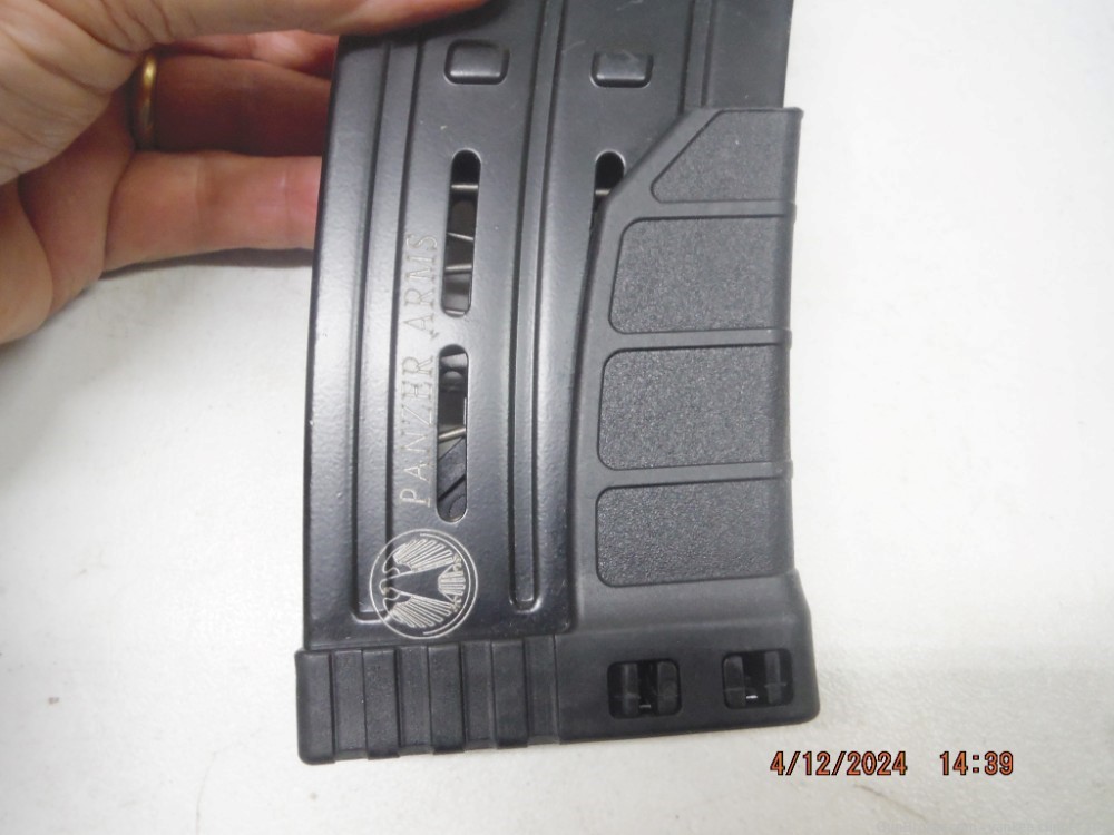 Panzer Arms 12Ga 122 Gauge 5Rd Magazine NEW Factory with grip extension-img-2