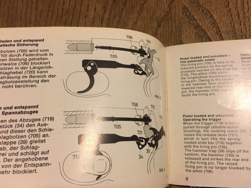 Original Very rate issue instructions pamphlet for a P4 /P38-img-0