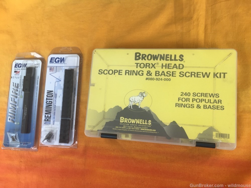  Brownells Scope Ring & Base Screw kit plus’s extras-img-9