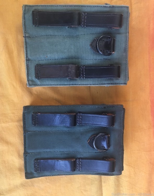 6 Uzi 25 rnd mags in original pouches , exc cond -img-1