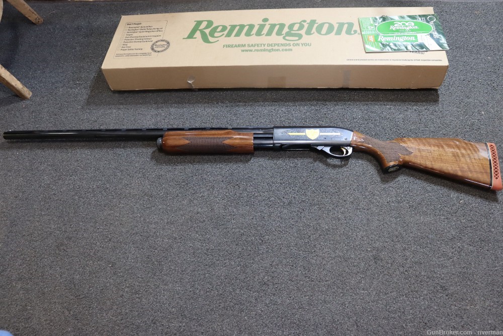 NIB Remington 870 Trap Pump Action 12 Gauge Shotgun (SN#R594677Z)-img-5