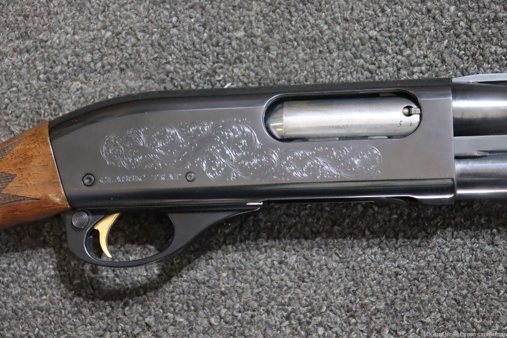 NIB Remington 870 Trap Pump Action 12 Gauge Shotgun (SN#R594677Z)-img-2