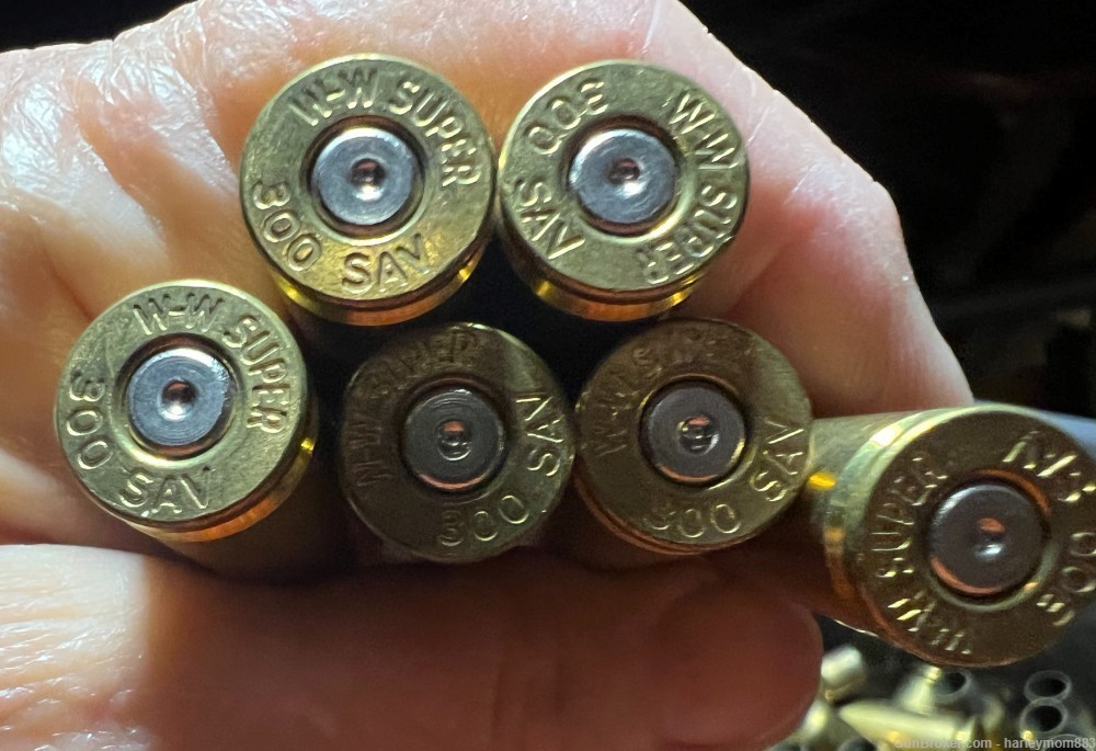 WW Super 300 Savage Brass Cases: #150 Pcs: Once Fired: Hard To Find-img-4