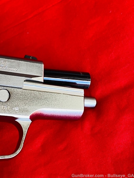 Sig Sauer P228 West German "KB" 1991 9mm NICKEL & Wood Grips * MINT *-img-33