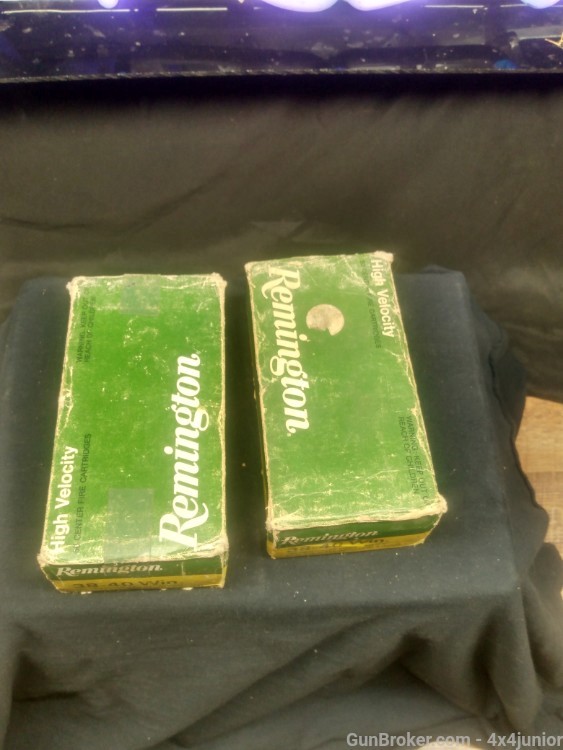 38-40 win. soft point REMINGTON RARE VINTAGE COLLECTOR LOOK! 100 ROUNDS!-img-1