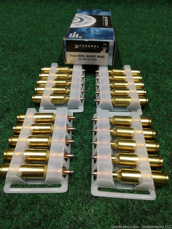 7 MM Winchester Short Magnum Ammunition Collection 140 Rounds Total-img-12