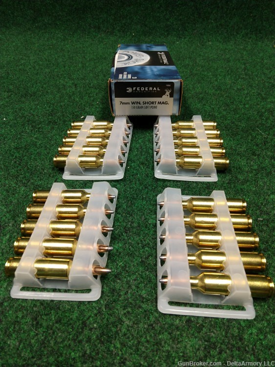 7 MM Winchester Short Magnum Ammunition Collection 140 Rounds Total-img-21