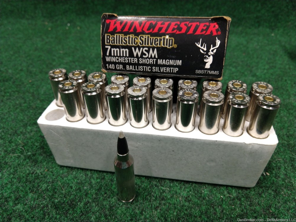 7 MM Winchester Short Magnum Ammunition Collection 140 Rounds Total-img-3