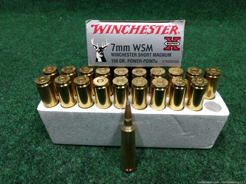 7 MM Winchester Short Magnum Ammunition Collection 140 Rounds Total-img-5