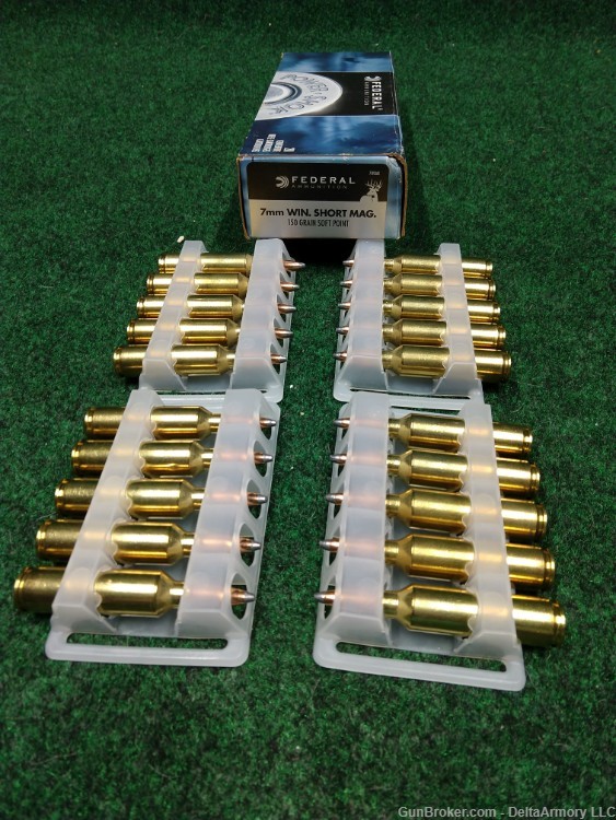 7 MM Winchester Short Magnum Ammunition Collection 140 Rounds Total-img-15