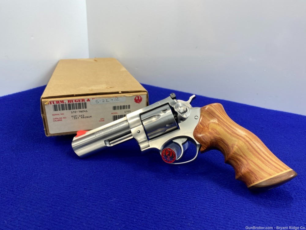 1992 Ruger GP100 .357 Mag Stainless 4.20" *INCREDIBLE 6-SHOT REVOLVER*     -img-2