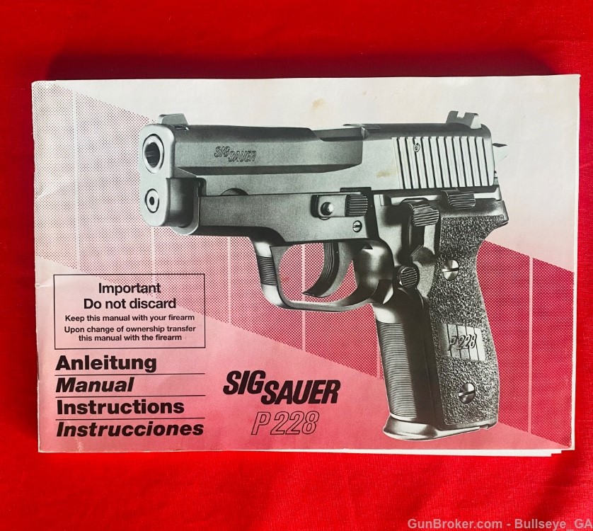 Sig Sauer P228 WEST GERMAN “KD” 1993 * RARE NICKEL FINISH  *-img-1