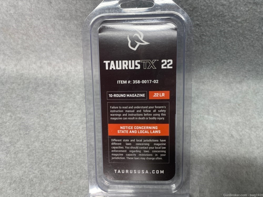 TAURUS TX .22 LR Magazines 10 Round FACTORY NEW TX22 2 QTY-img-1