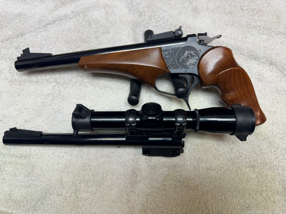 Thompson Center Contender 44 mag/ 223 rem with scope 10 in barrels-img-0