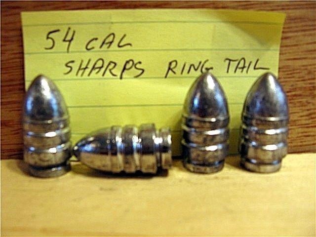54 Sharps Ringtail cast bullets-img-0