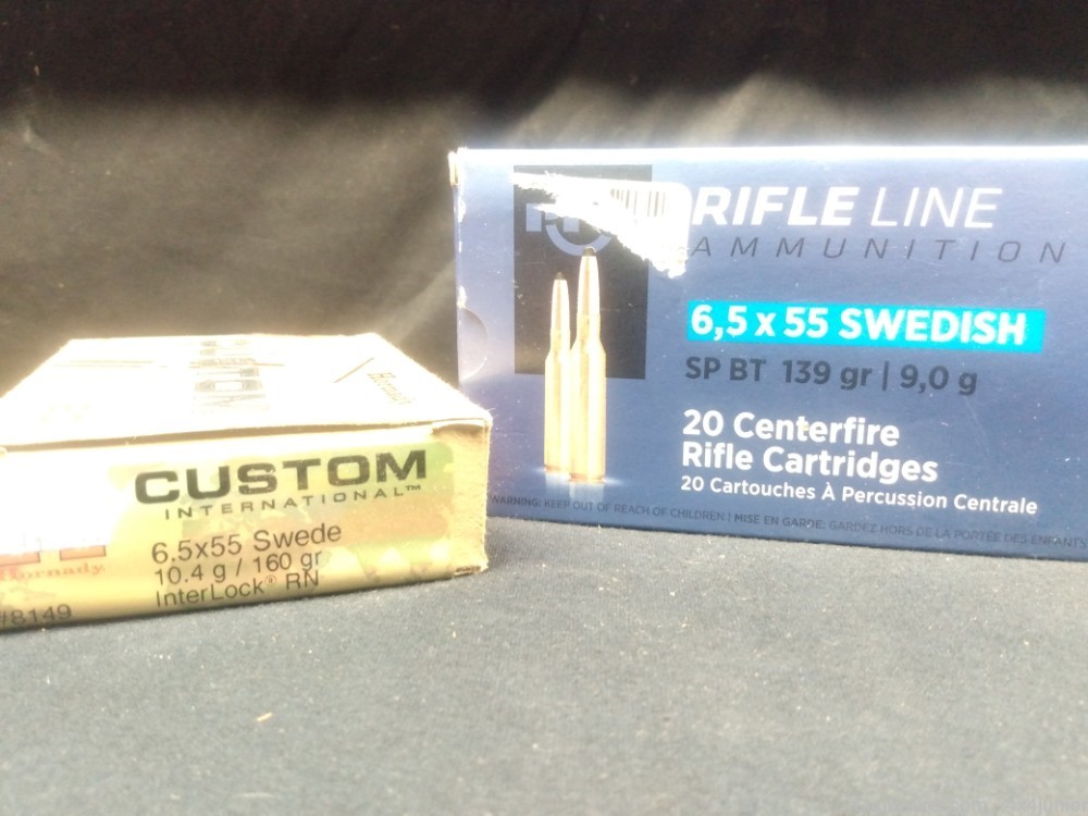 6.5x55 sweede Hornady and ppu soft point hunting 40 rounds NEW-img-9