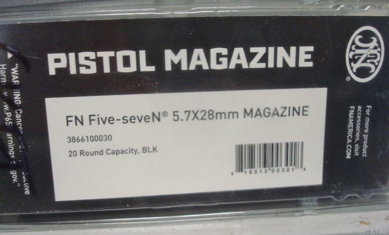 2 FN Model 5.7x28 New Pistol 20 round Magazines 386100030 *  FREE SHIP  *-img-1