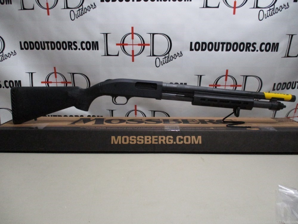 Mossberg 590A1 MIL-SPEC combat home defense shotgun, Magpul forend, 7-shot-img-0