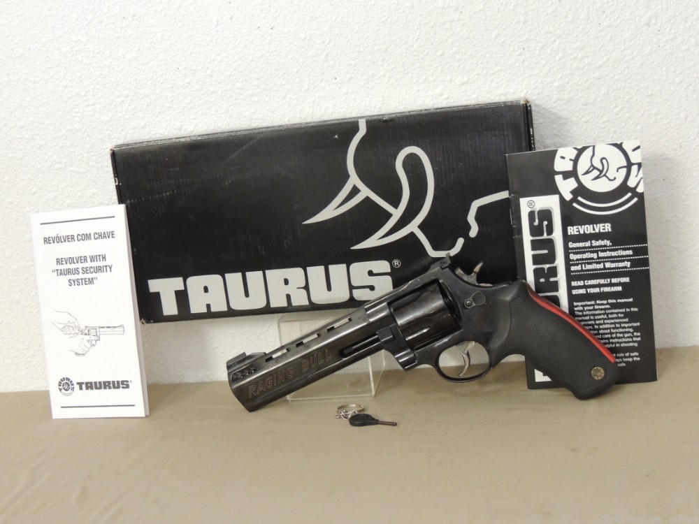 Taurus Raging Bull .454 Casull 6.5” Full Lug Ported 6 ½” Blued Clean-img-0