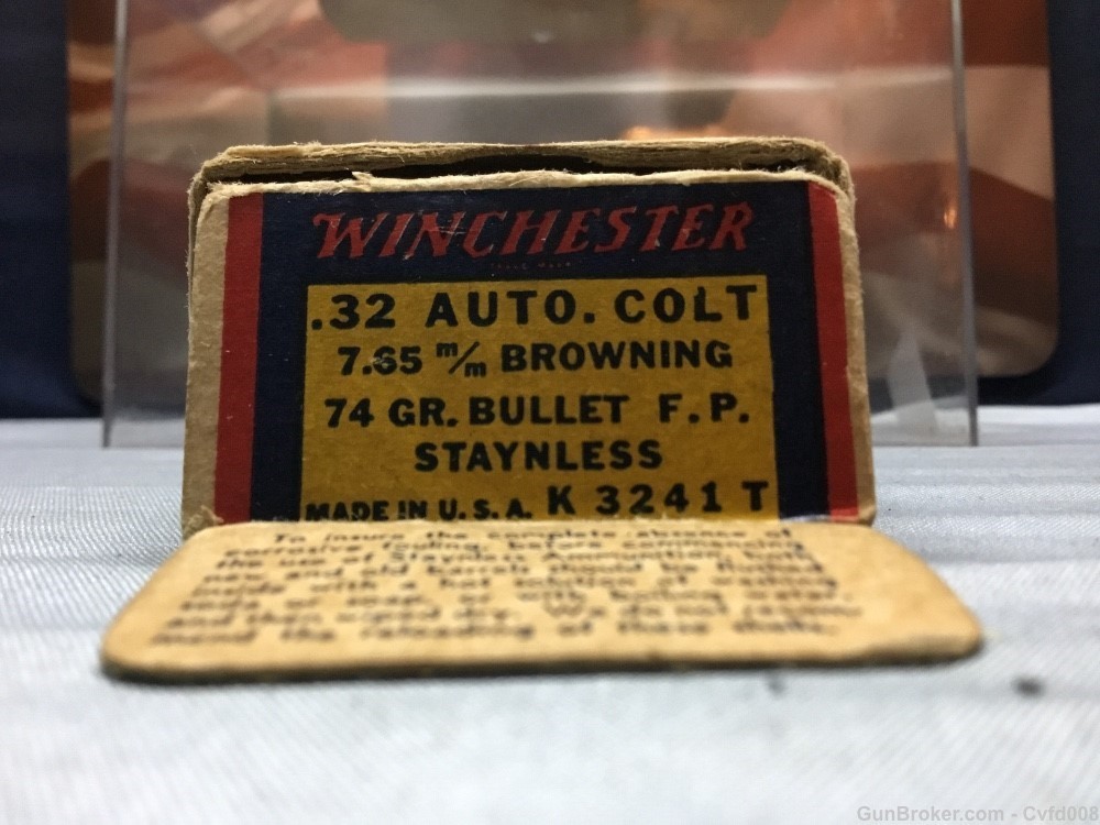 Winchester Vintage 32 Auto Colt 7.65mm  Browning 49 Rnds - See photos-img-5