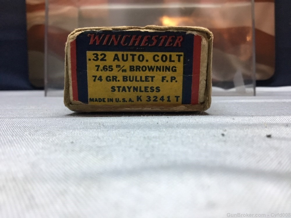 Winchester Vintage 32 Auto Colt 7.65mm  Browning 49 Rnds - See photos-img-6