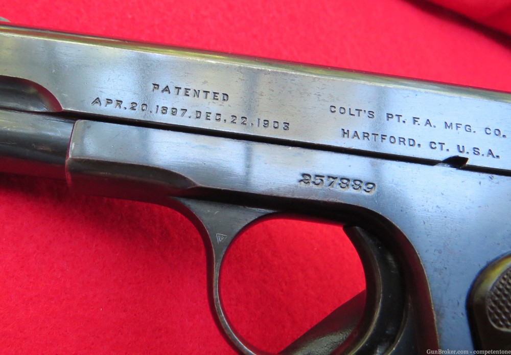 Colt 1903 M1903 32acp Pocket Hammerless WWI-era Made 1917 Model M 32 ACP-img-6