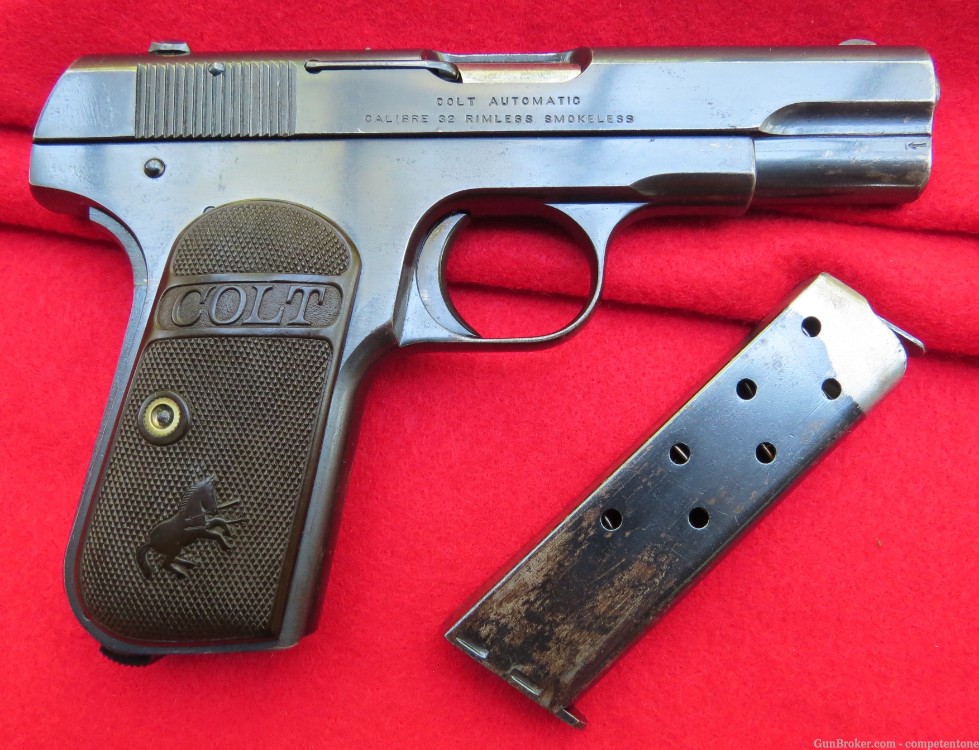 Colt 1903 M1903 32acp Pocket Hammerless WWI-era Made 1917 Model M 32 ACP-img-1