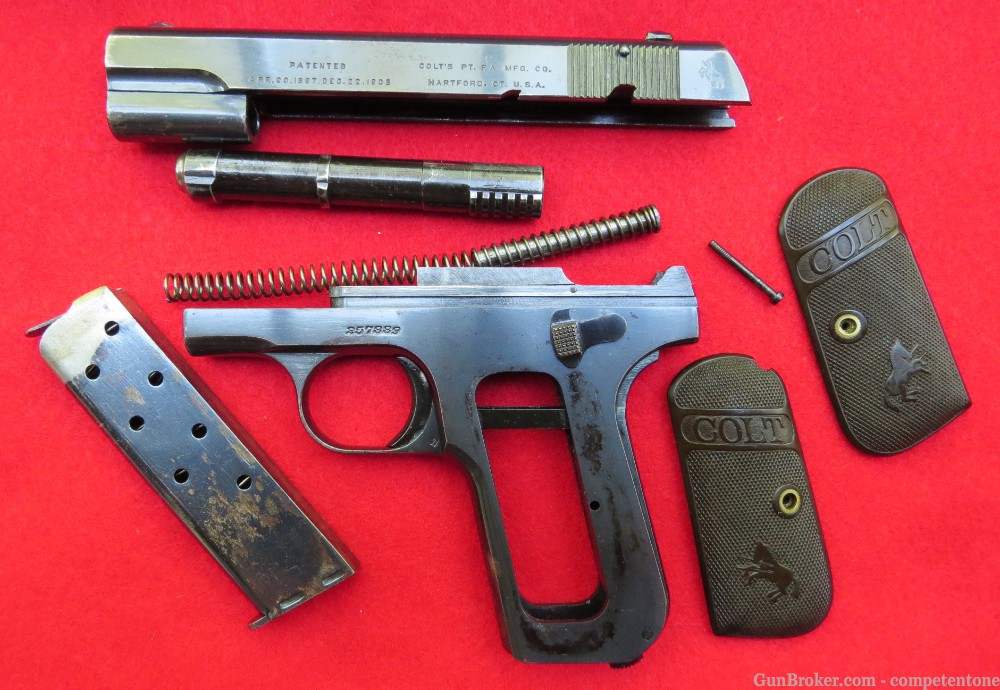 Colt 1903 M1903 32acp Pocket Hammerless WWI-era Made 1917 Model M 32 ACP-img-19
