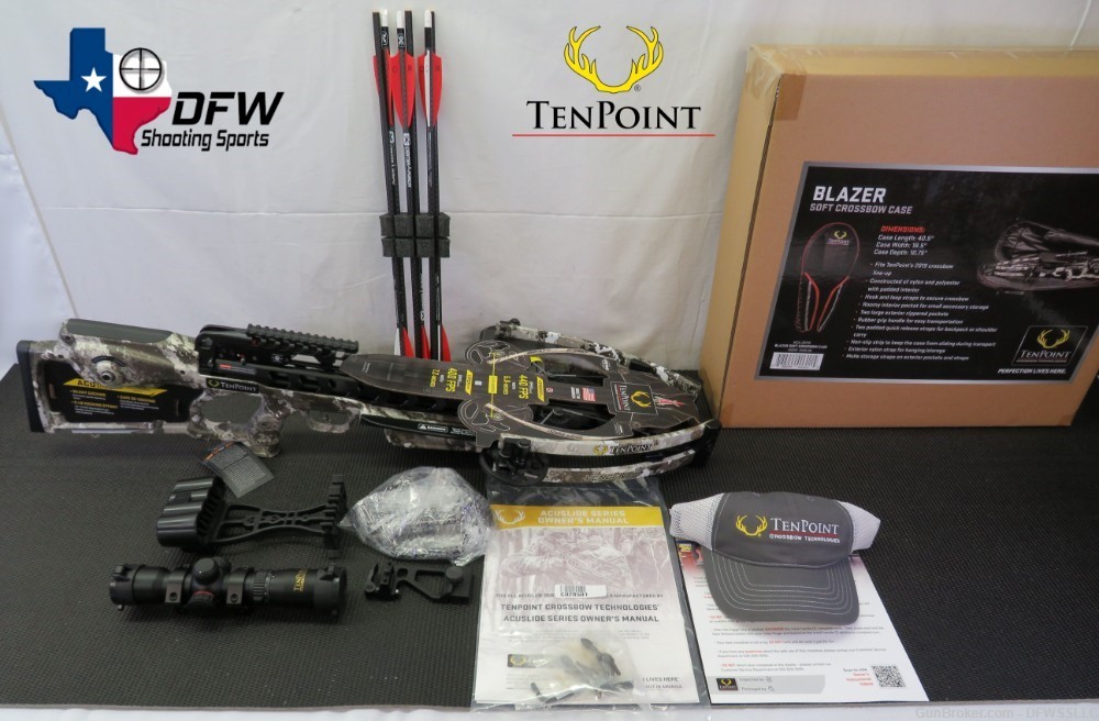 PENNY! TENPOINT VENGENT S440 CROSSBOW 440FPS REVERSE-DRAW W/ CASE NIB!-img-0
