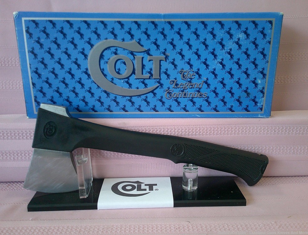 WOW! Uber RARE Complete In Box COLT CT2 Trailblazer Axe & Knife Combo!-img-5