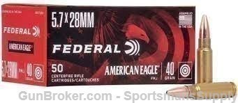 500 Rnds of Federal American Eagle 5.7x28mm 40 Grain FMJ $30 S/H-img-0