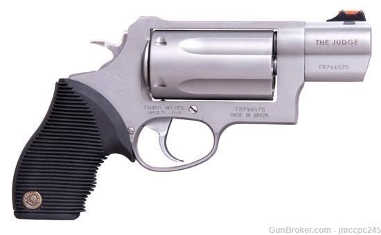 Factory New Stainless Taurus Judge Public Defender .45 LC .410 GA Revolver -img-0