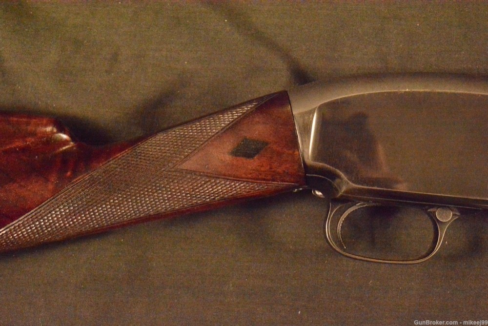 Winchester Black diamond trap gun 2 pin rib straight grip -img-17