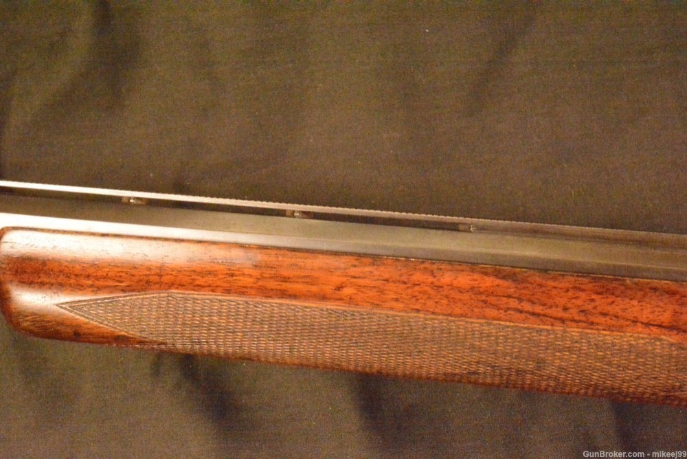 Early first style Baker Sterling Single Barrel Trap gun 12  beveled barrel-img-6