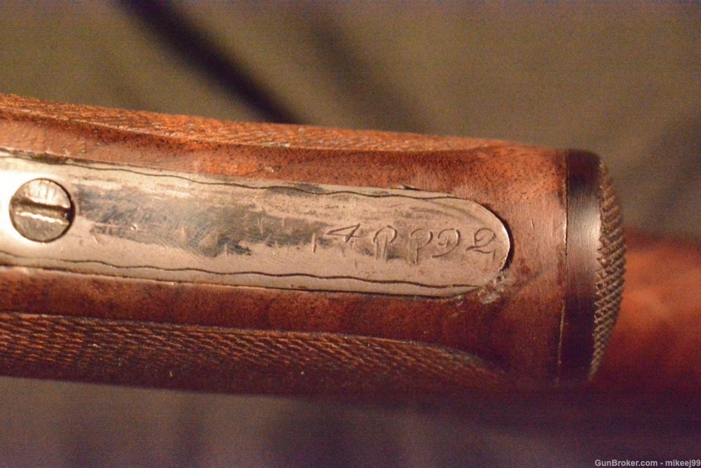 Early first style Baker Sterling Single Barrel Trap gun 12  beveled barrel-img-14