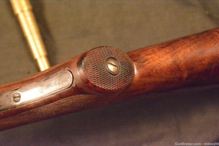 Early first style Baker Sterling Single Barrel Trap gun 12  beveled barrel-img-15