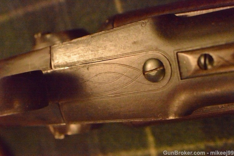 Colt 1878 hammer gun 10 gauge. Beautiful barrels and engraved-img-11