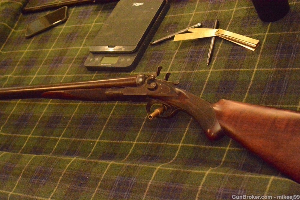 Colt 1878 hammer gun 10 gauge. Beautiful barrels and engraved-img-0