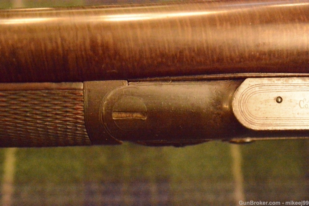 Colt 1878 hammer gun 10 gauge. Beautiful barrels and engraved-img-6