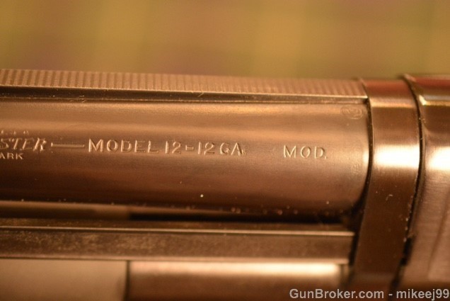 Winchester model 12 Black diamond trap 1927 12 gauge-img-6