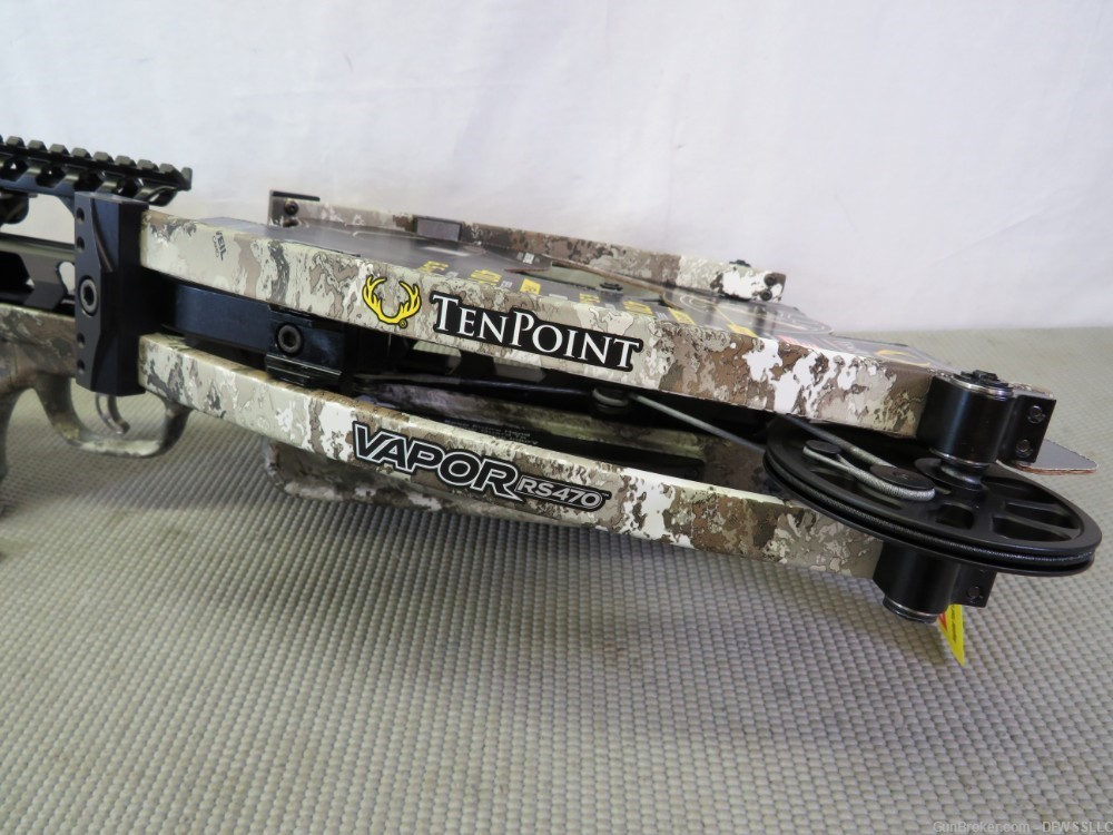 PENNY! TENPOINT VAPOR RS470 CROSSBOW 470FPS REVERSE-DRAW W/ STAG CASE, NIB!-img-6