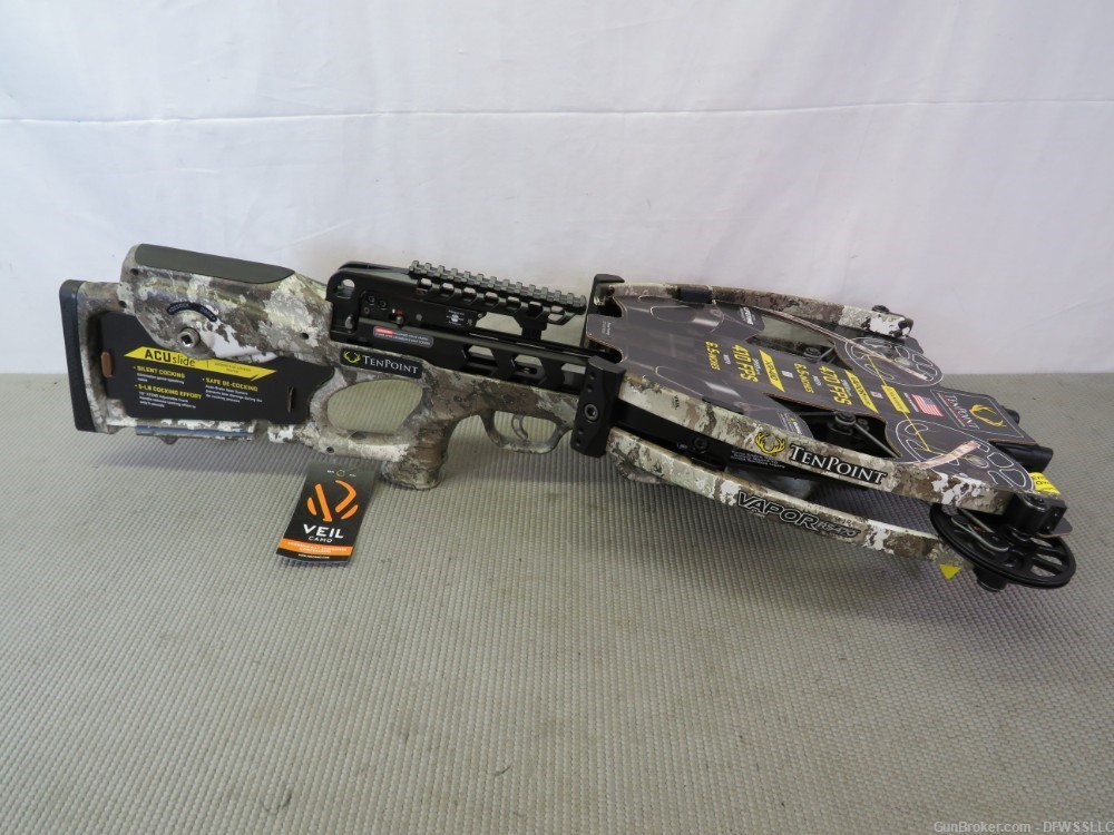 PENNY! TENPOINT VAPOR RS470 CROSSBOW 470FPS REVERSE-DRAW W/ STAG CASE, NIB!-img-2