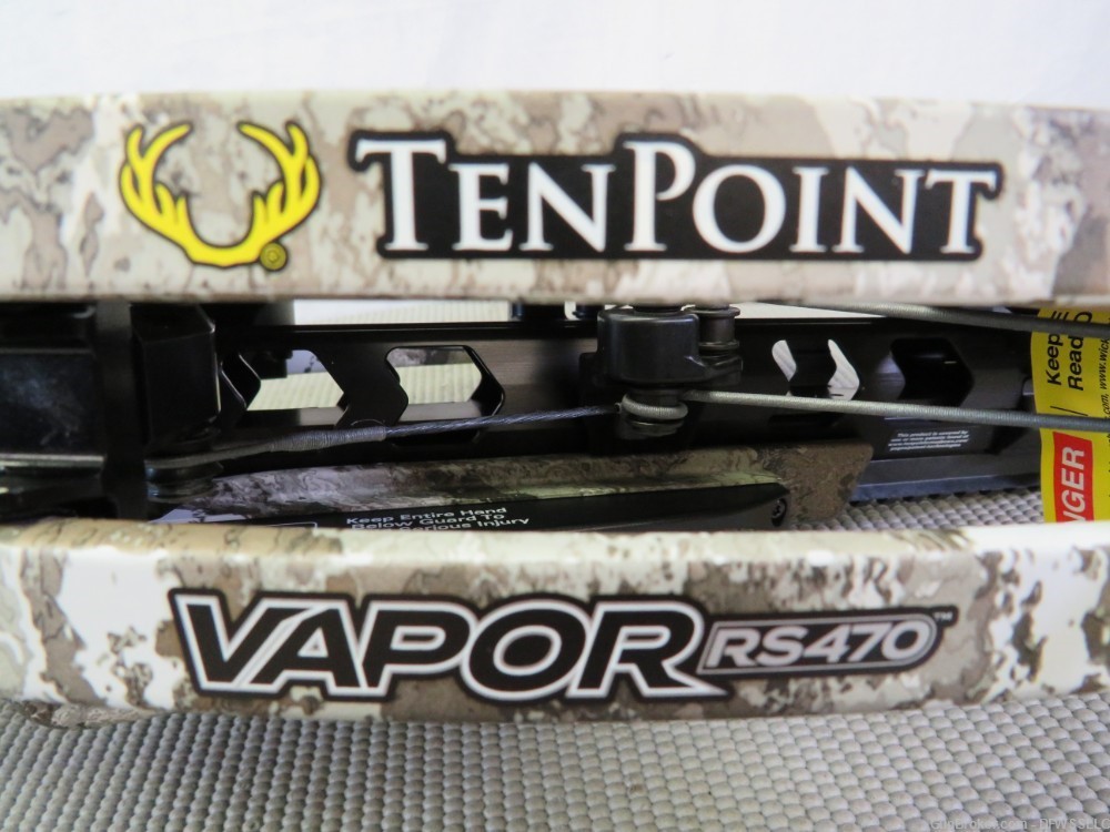 PENNY! TENPOINT VAPOR RS470 CROSSBOW 470FPS REVERSE-DRAW W/ STAG CASE, NIB!-img-20