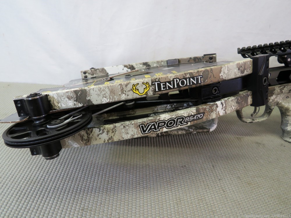 PENNY! TENPOINT VAPOR RS470 CROSSBOW 470FPS REVERSE-DRAW W/ STAG CASE, NIB!-img-12