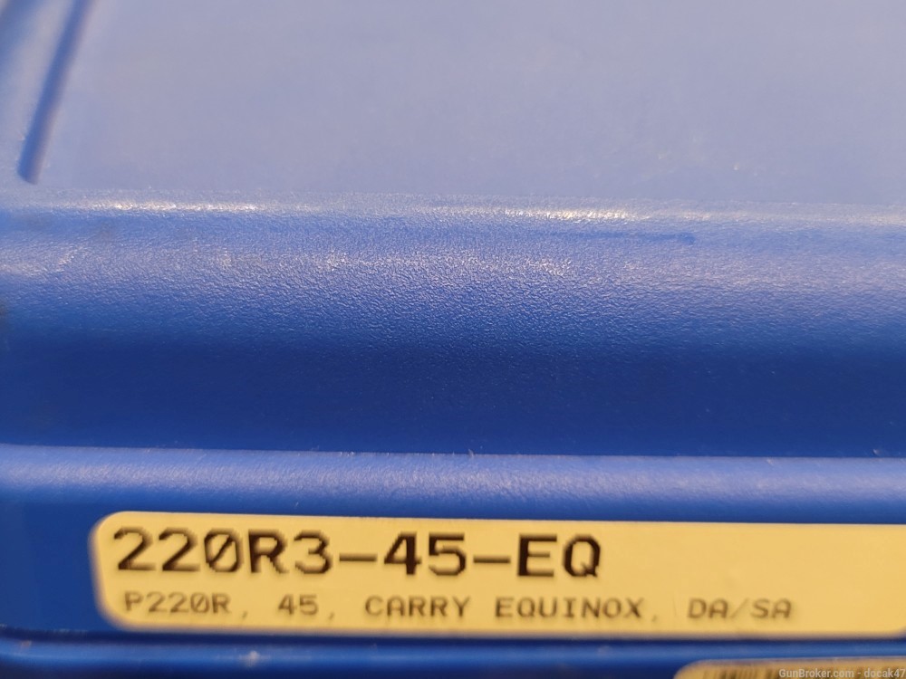 Rare german sig sauer p220 carry equinox .45 acp -img-2