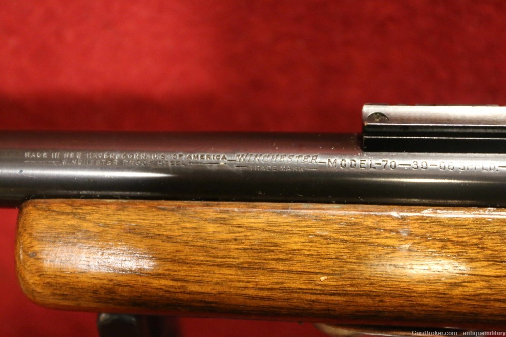 Winchester Model 70 Bull Barrel .30-06 Target Rifle-img-12